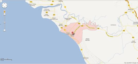 Sungai Besar(literally meaning big river) is a small port town located at the Selangor banks of Malacca Strait.Takes about 2 hours to reach from KL. A quiet town where fishing and agriculture remain as main income for majority of the townspeople.