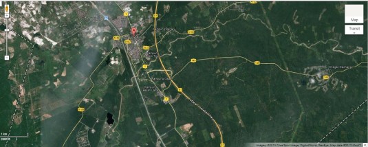 Just follow the North south Highway from Kl to Ipoh.Exit at the Sungkai toll.Just follow the main road and head into Sungkai town.